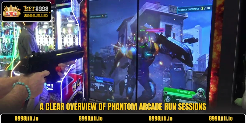 A clear overview of Phantom Arcade Run sessions