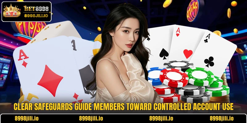 Clear safeguards guide members toward controlled account use