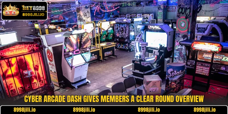 Cyber Arcade Dash gives members a clear round overview