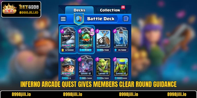 Inferno Arcade Quest gives members clear round guidance