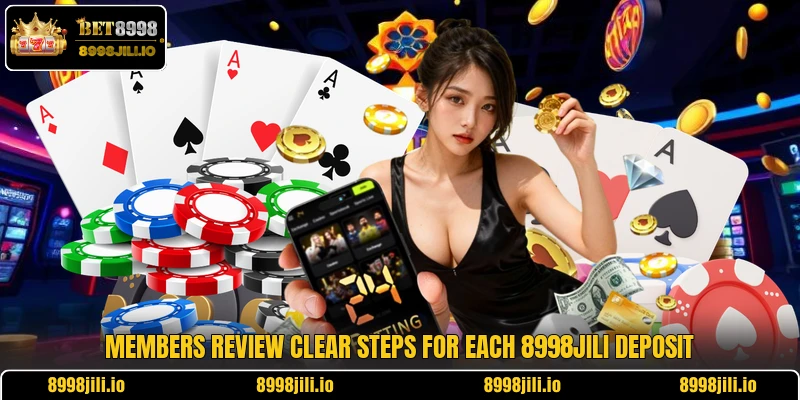 Members review clear steps for each 8998Jili deposit