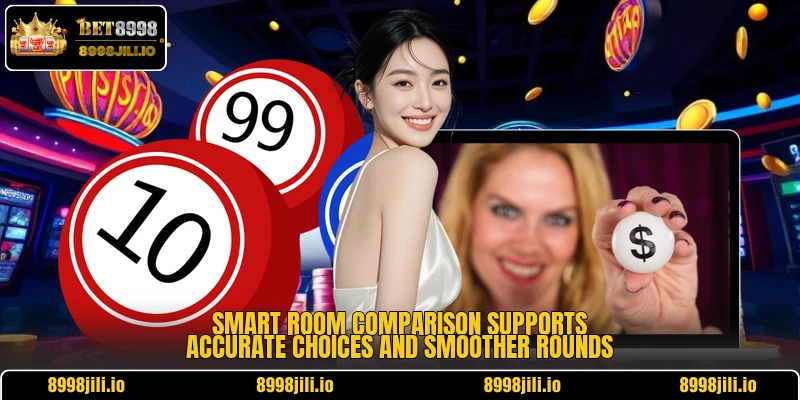 Smart room comparison supports accurate choices and smoother rounds